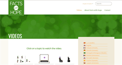 Desktop Screenshot of factswithhope.org